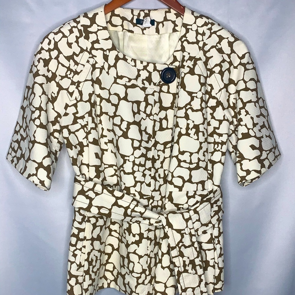 J. Crew Short Sleeve Belted Blazer